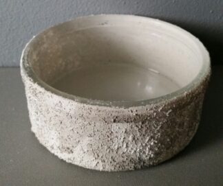 Schaaltje in beton look